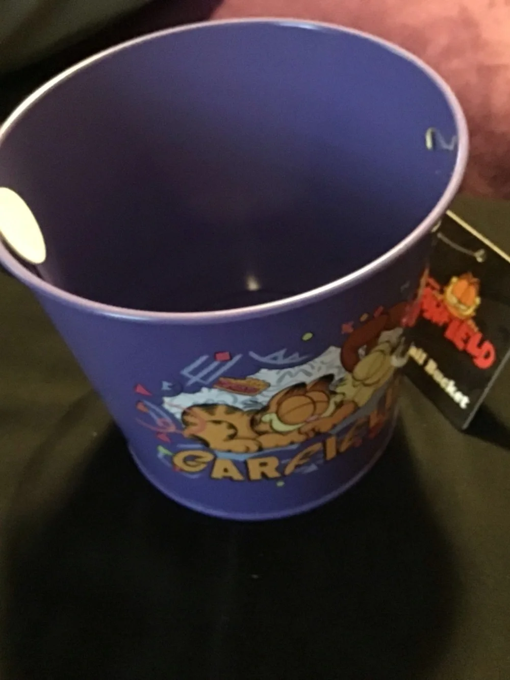 Purple Tin Pail Bucket - Brand
